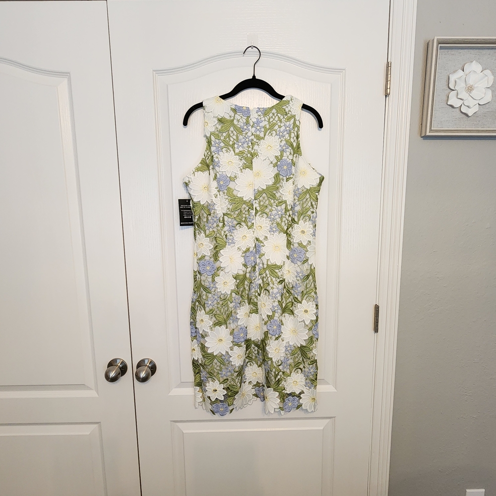 Boston Proper Floral Embroidered Dress - Picture 9 of 9